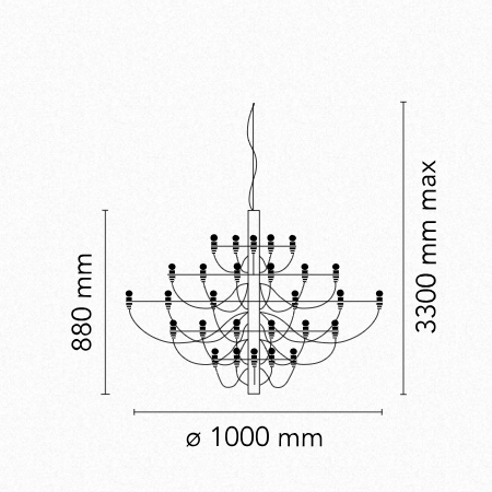 Flos 2097 lustre tr. - Image 33