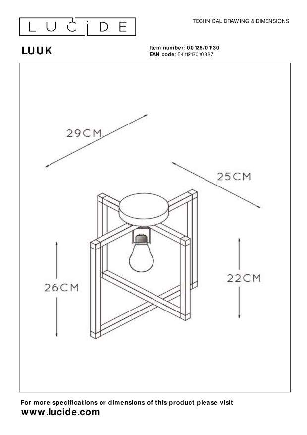 Lucide LUUK Teto 40W - Image 8