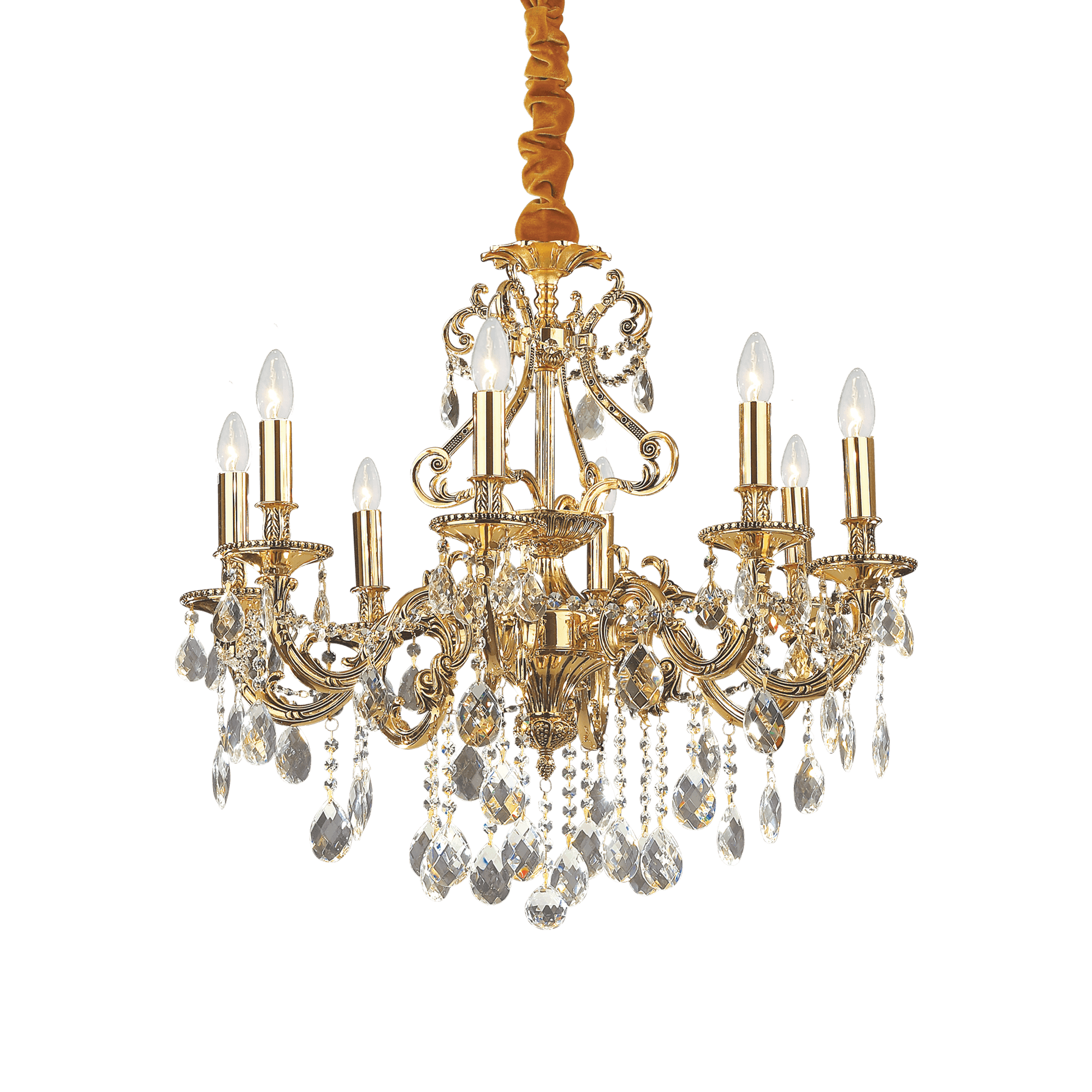 Lustre GIOCONDA SP8 ouro