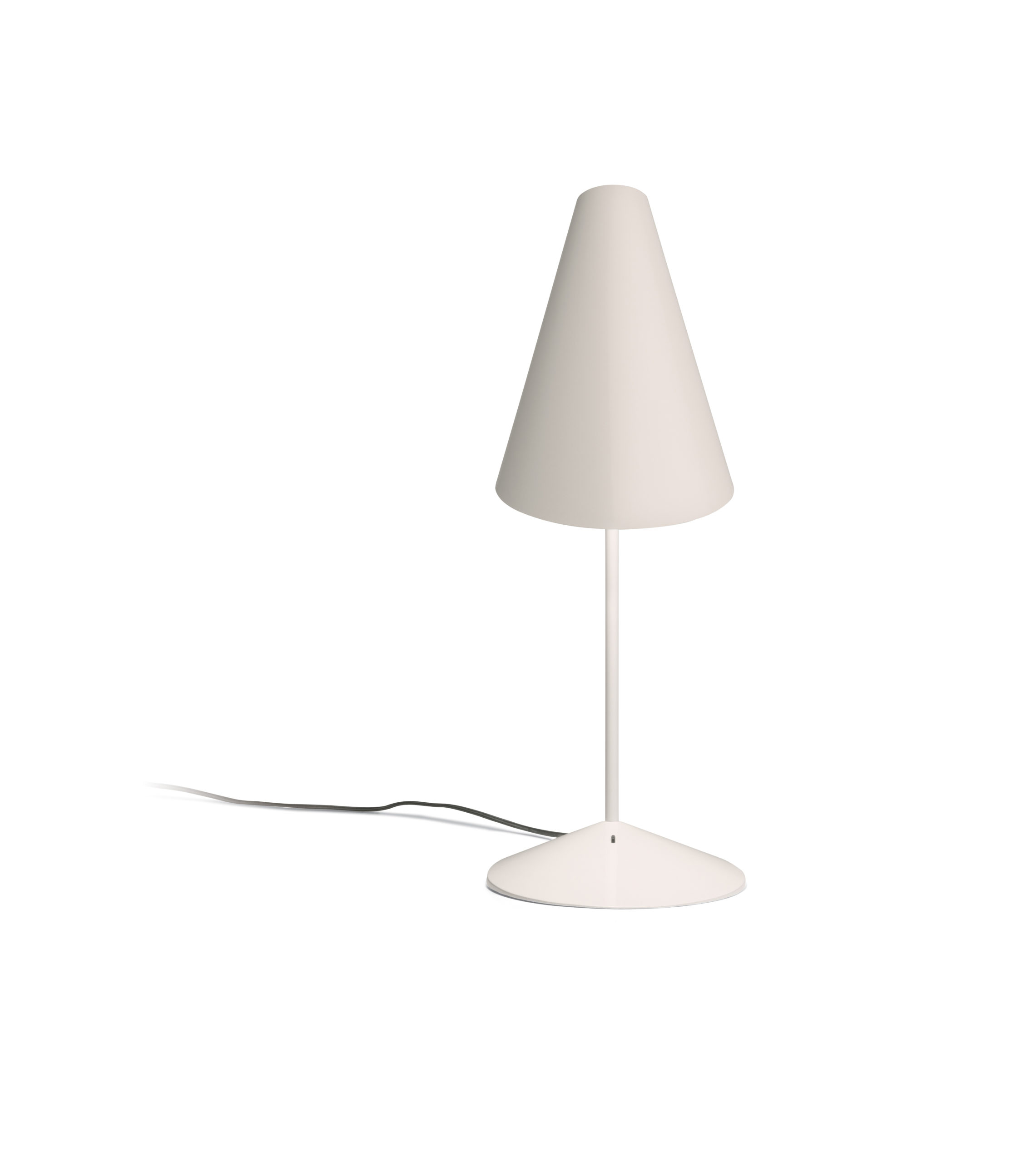 Candeeiro de mesa CONO branco - Image 4