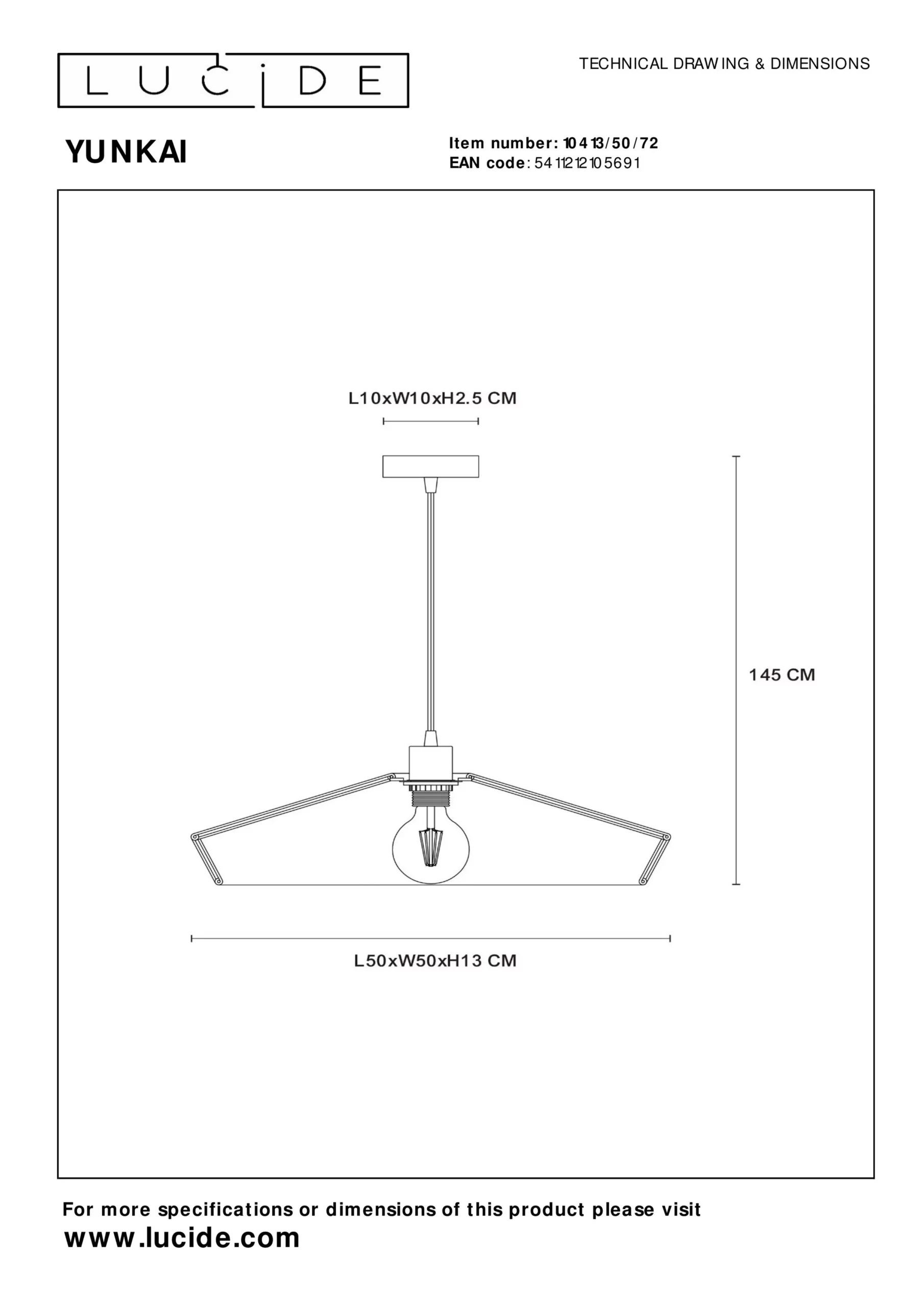 Lucide YUNKAI 1 preto - Image 7