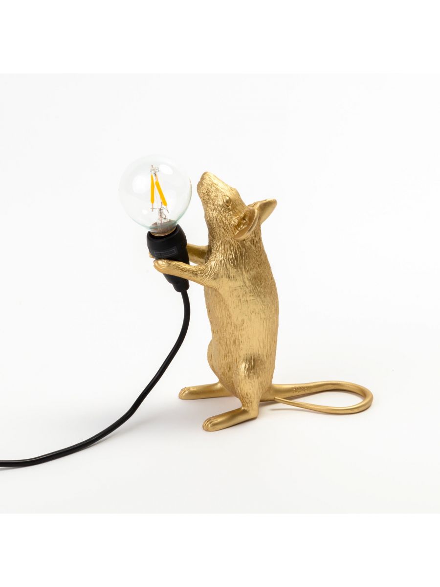 Seletti RATO levantado dourado - Image 4