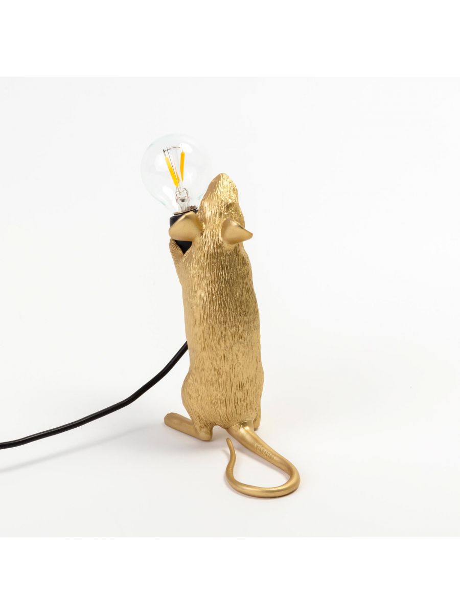 Seletti RATO levantado dourado - Image 3