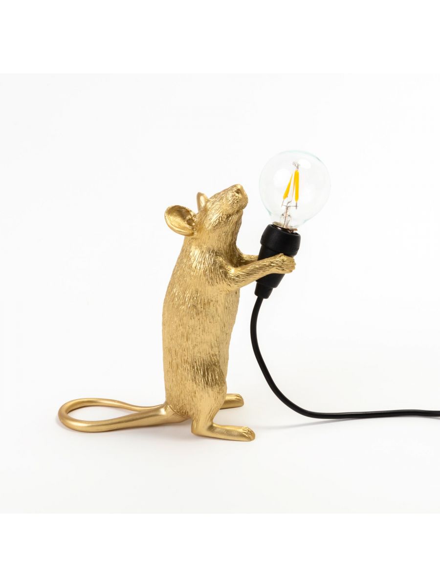 Seletti RATO levantado dourado - Image 2