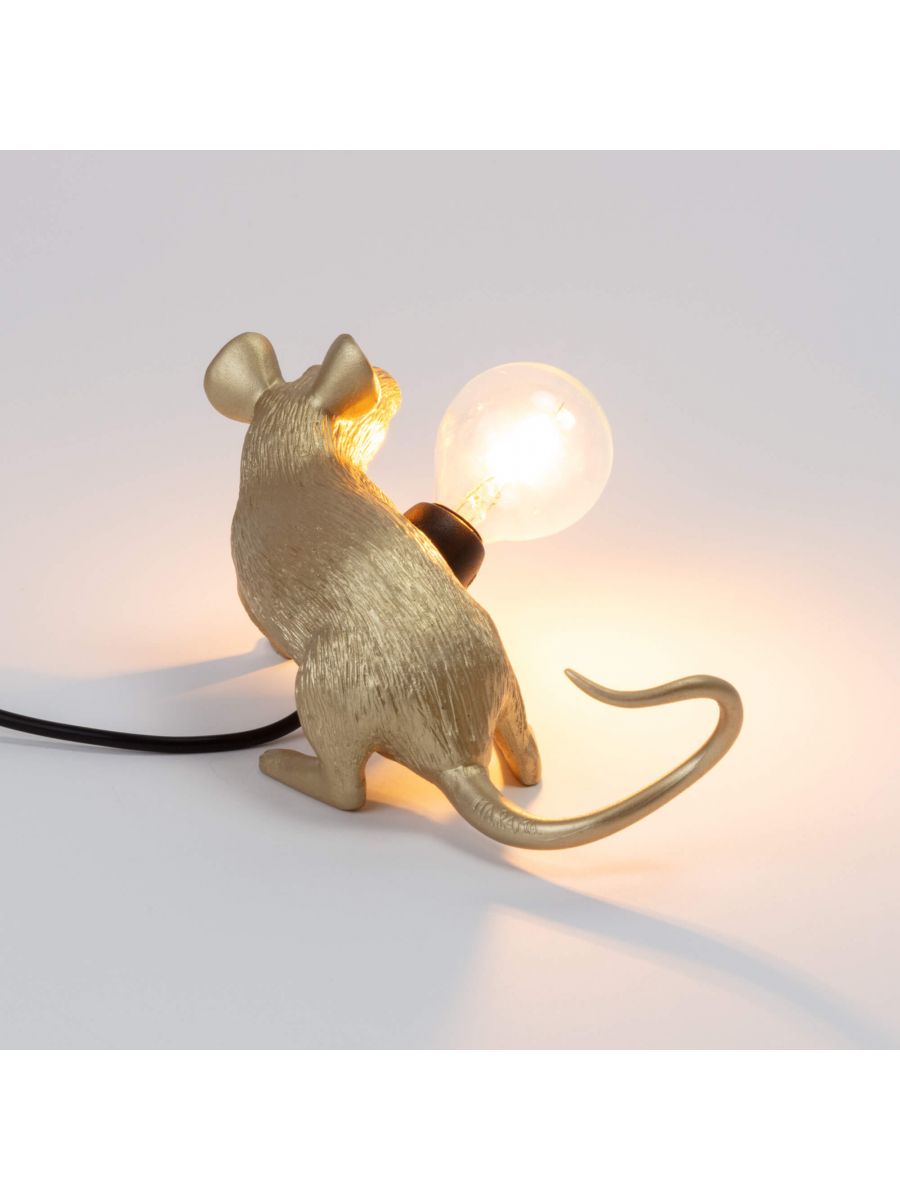 Seletti RATO abaixado dourado - Image 7
