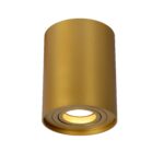 Lucide TUBE redondo dourado
