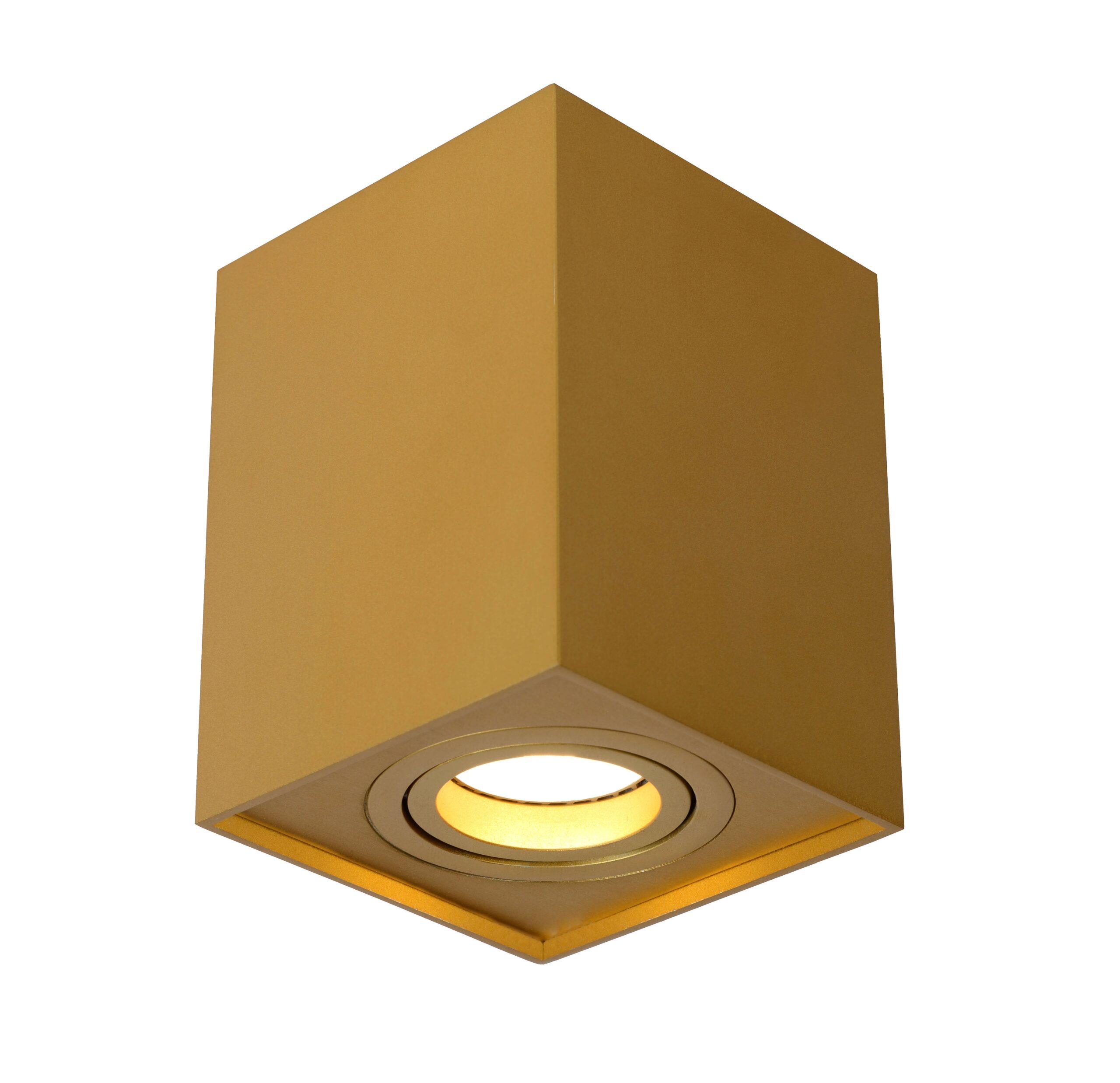 Lucide TUBE quadrado dourado