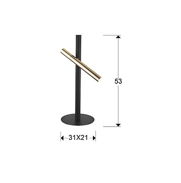 Schuller VARAS mesa preto - Image 3