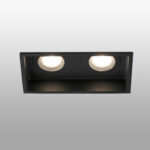 HYDE preto duplo IP44