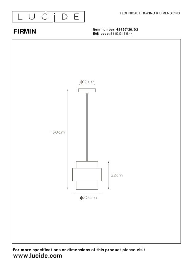 Lucide FIRMIN Ø20 - Image 8
