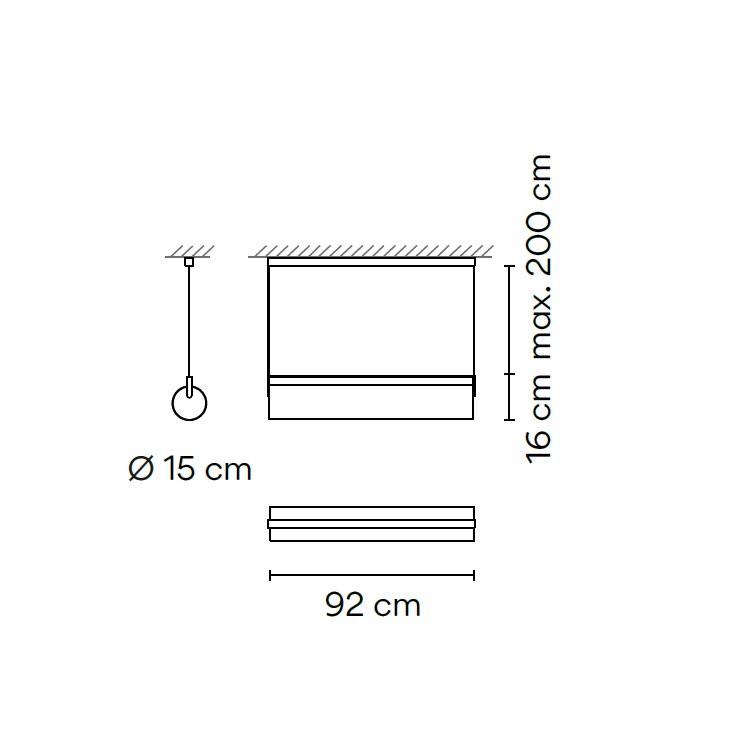 Vibia KONTUR suspenso opal - Image 2