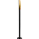 Candeeiro de pé BARBOTTO preto/dourado
