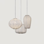 Lustre pequeno CORAL branco