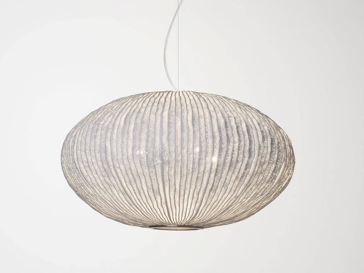 Suspensão grande CORAL SEAURCHIN branca