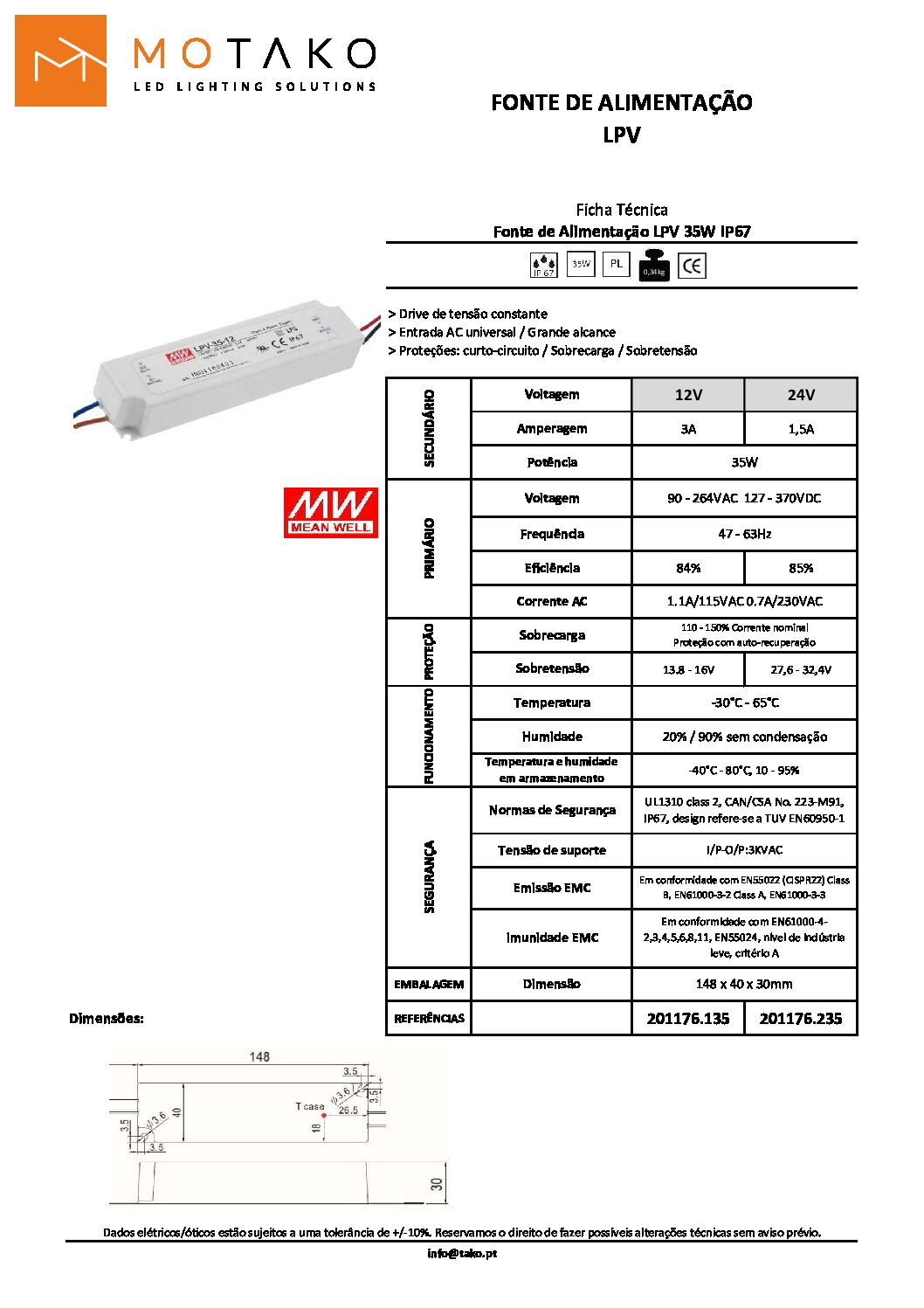 KIT FITA LED DRIVER 4,8W IP65 2700k - Image 7