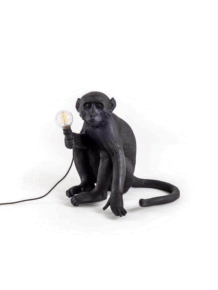 Seletti MACACO sentado preto