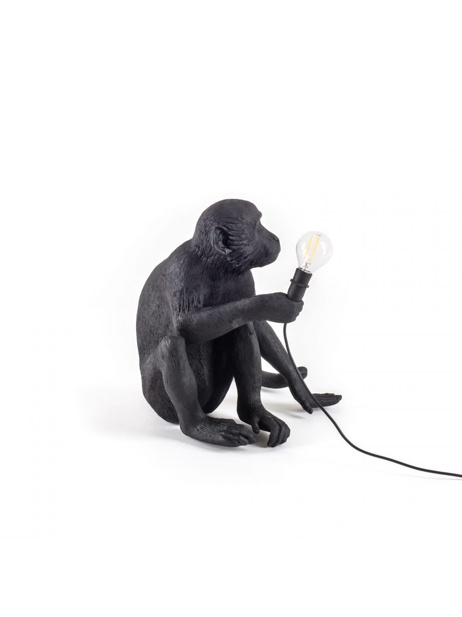 Seletti MACACO sentado preto - Image 4