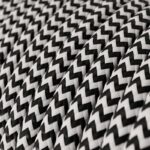 Fio Textil 2x0,75mm Zebra Preto e Branco