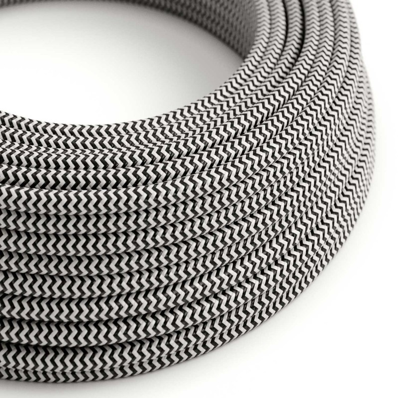 Fio Textil 2x0,75mm Zebra Preto e Branco - Image 4