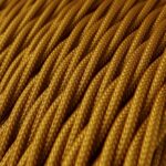 Fio Textil Trançado 2x0,75mm Dourado