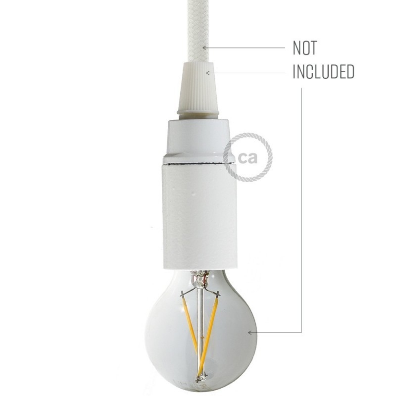 Suporte E14 liso Branco - Image 3