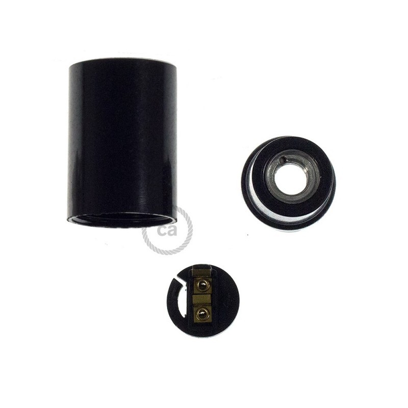 Suporte E14 liso preto - Image 2