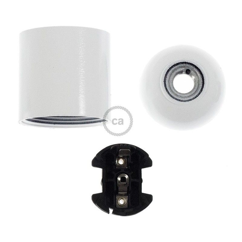 Suporte Liso E-27 branco - Image 2