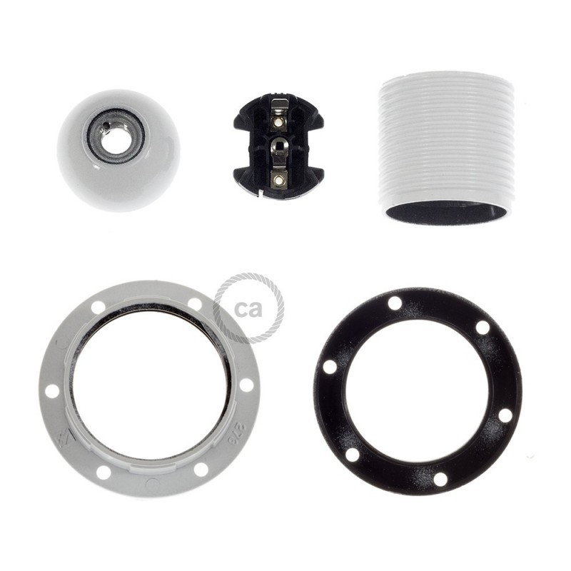 Suporte Roscado E-27 branco - Image 3