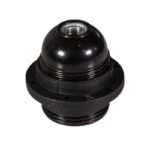 Suporte Roscado E-27 preto