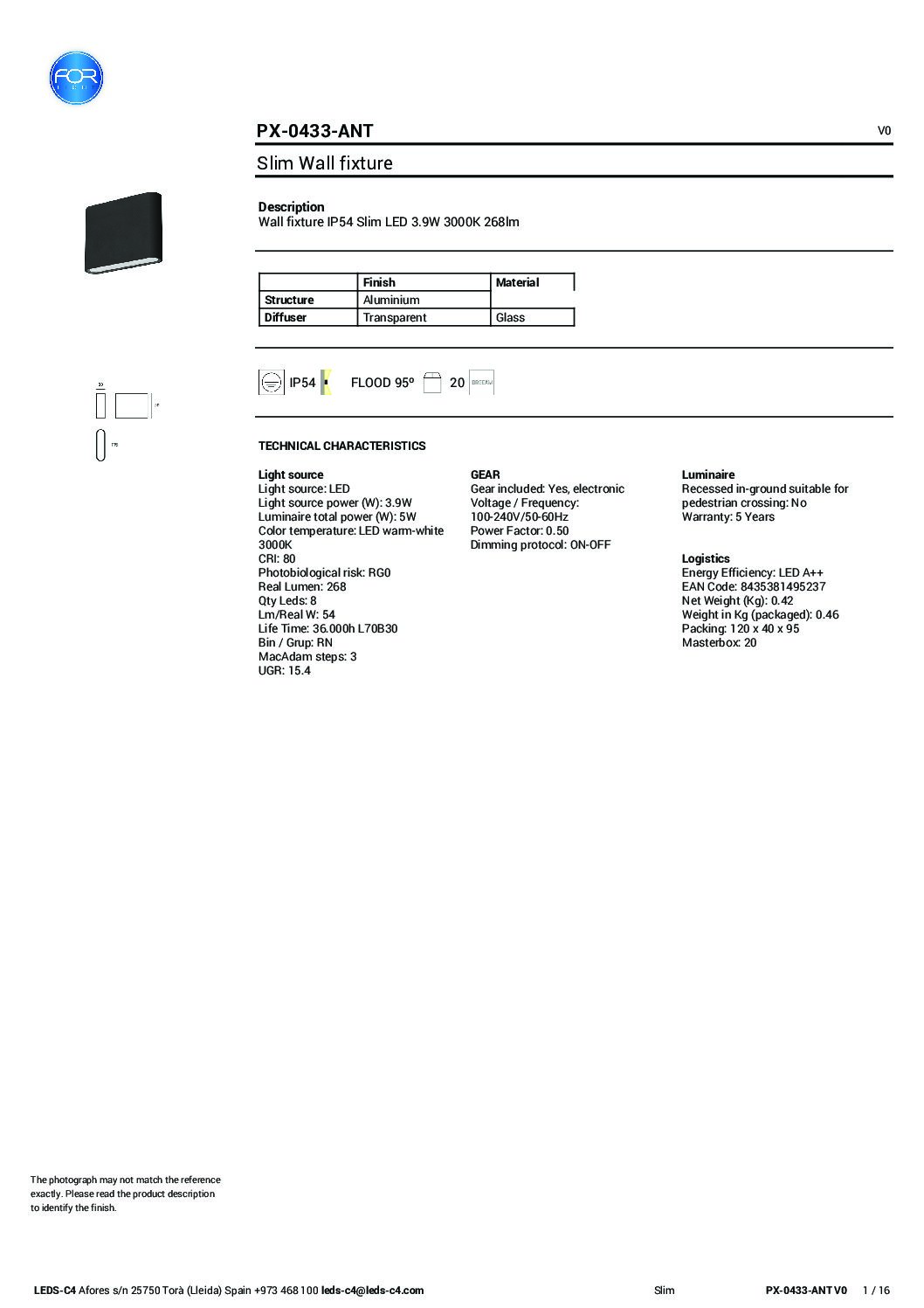Forlight SLIM cinza - Image 4