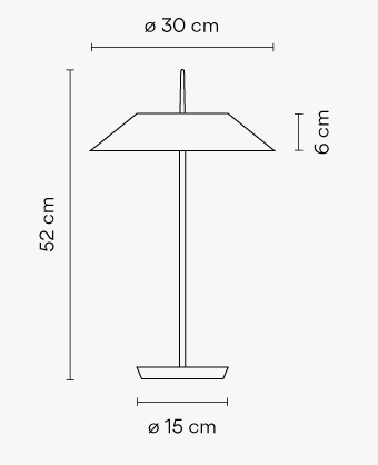 Vibia MAYFAIR mesa branco - Image 4