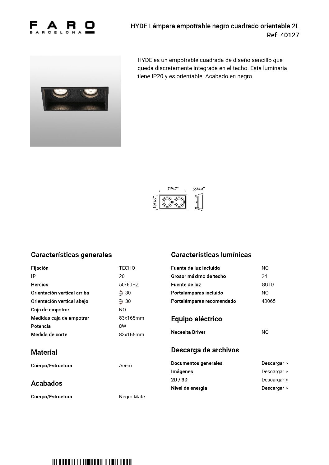 HYDE quadrado preto duplo - Image 3